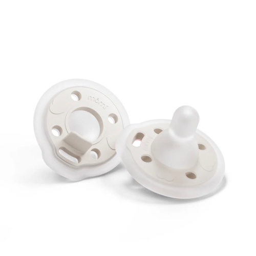 mōmi babypace pacifier 2-set - pearl