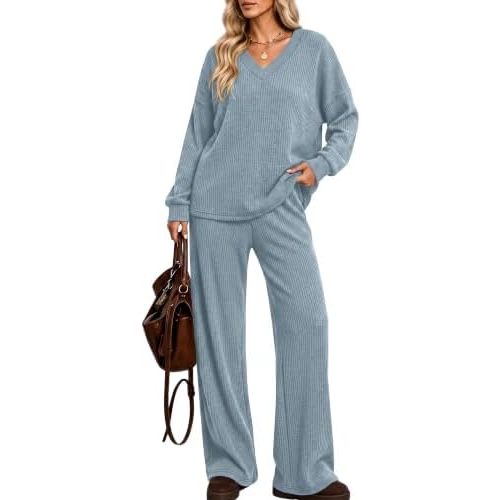 Sampeel Two Piece Sets for Women Lounge Set Fall Outfits Loungewear