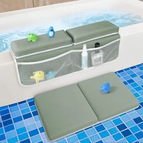 bath kneeler elbow rest pad non slip quick dry bathing mat - Temu