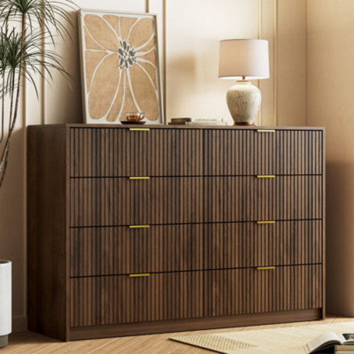 Mercer41 55" W 8 - Drawer Dresser & Reviews | Wayfair