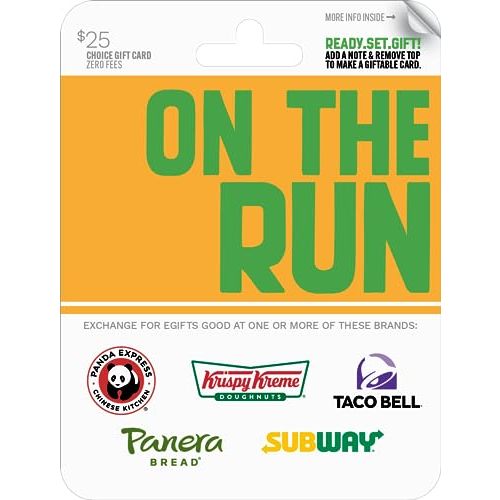 Multi-Brand Choice Cards On the Run Gift Card $25