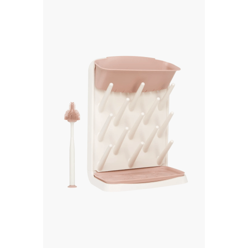 Countertop Drying Rack and Bristled Brush