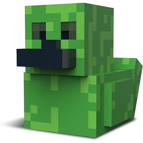 TUBBZ First Edition Creeper Collectible Vinyl Rubber Duck Figure - Official Minecraft Merchandise - TV, Movies & Video Games
