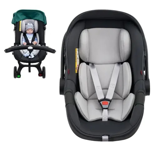 Infant Insert for Doona, Thickened Baby Car Seat Head & Body Support for Side Impact Protection, Universal Carseat Head Support for Infant, Breathable Baby Car Seat Cushion with Filled Natural Sponge