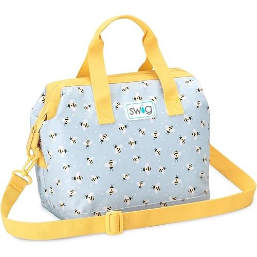 Swig Life Packi 12 Cooler Bag, Heavy-Duty, Lightweight, Insulated Cooler or Large Lunch Bag with Handle, External Pocket, & Shoulder Strap