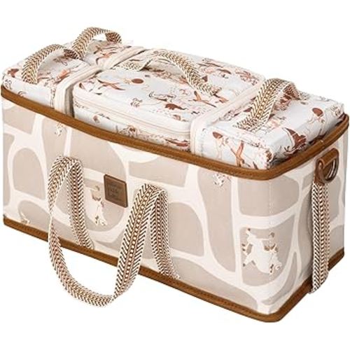 Petunia Pickle Bottom Inter-Mix Deluxe Kit | Baby Diaper Caddy Organizer | Keep Everything Organized in Diaper Bag, Stroller or Nursery - Pride Rock