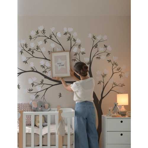 Magnolia Tree Removable Wall Decal: Nursery & Kids Room Decor
