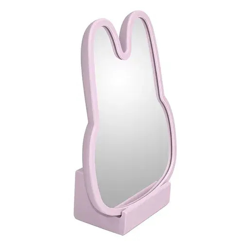 Little Rawr Silicone Tummy Time Mirror Bunny/Lilac | Baby Bunting AU