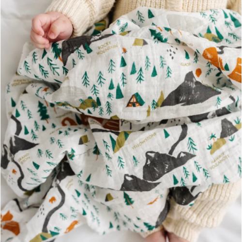 National Parks Swaddle (Mini Pattern)