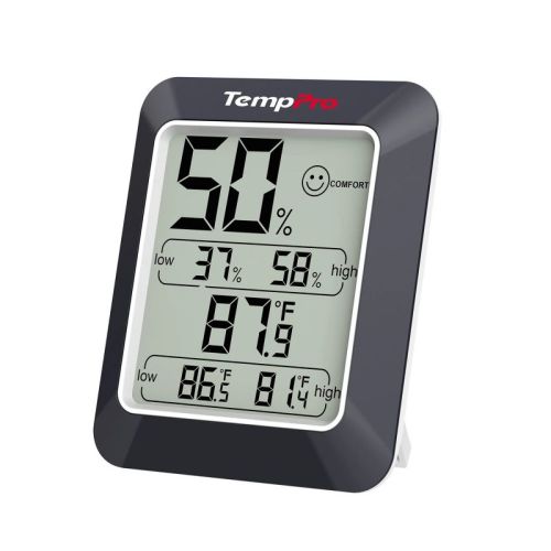 TempPro TP50W Digital Hygrometer Indoor Thermometer Room Thermometer and Humidity Gauge with Temperature Humidity Monitor (Formerly ThermoPro)