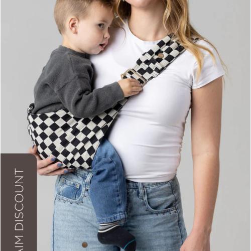 The Monarch Toddler Sling - Ebony Check – Mabē