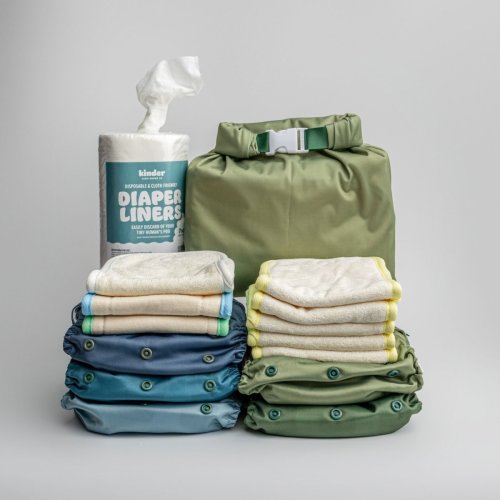 Coastal Calm New Parent Starter Bundle – Kinder Cloth Diaper Co.