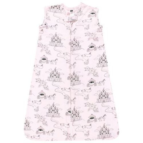 Hudson Baby Infant Girl Cotton Sleeveless Wearable Sleeping Bag, Sack, Blanket, Fairytale Princess, 0-6 Months