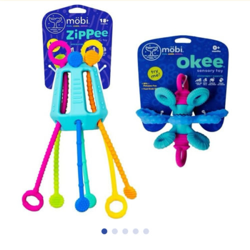 Zippee + Okee Bundle, Multi - Mobi Teethers & Rattles | Maisonette