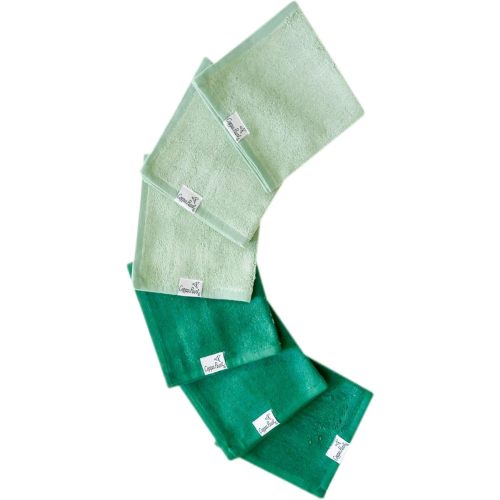 Copper Pearl 6 Ultra Soft Baby Bath Washcloths Premium Large Soft Wade 11" x 11" Towels