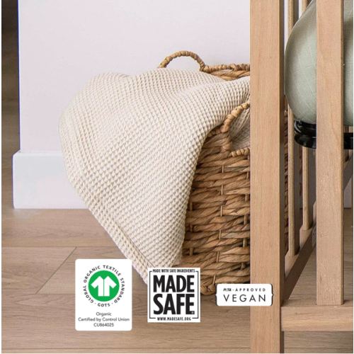 Organic Waffle Baby Blanket