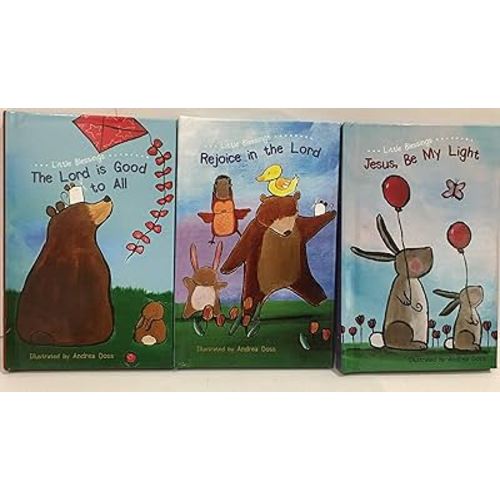 Little Blessings 3 Books Collection: Jesus, Be My Light, Rejoice in The Lord & The Lord is Good to All (Flowerpot Press)