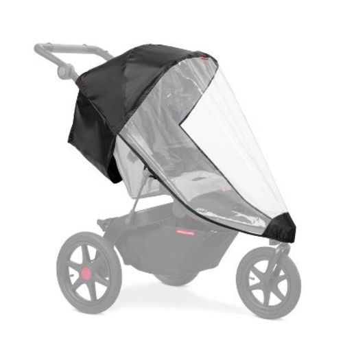 Radio Flyer Momentum Jogging Stroller Rain Cover - Black