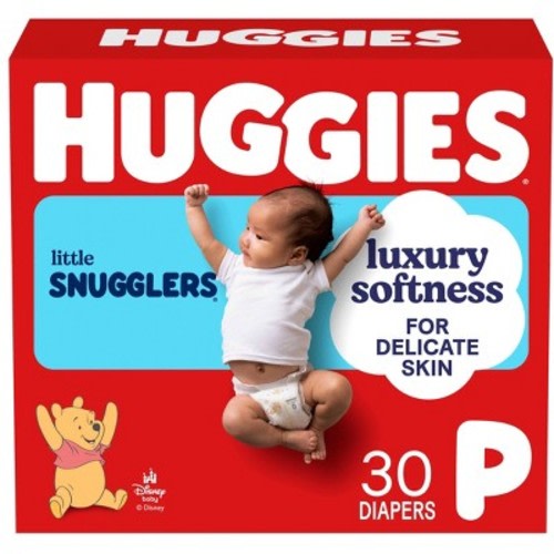 Huggies Little Snugglers Gentle Protection Diapers - Preemie - 30ct