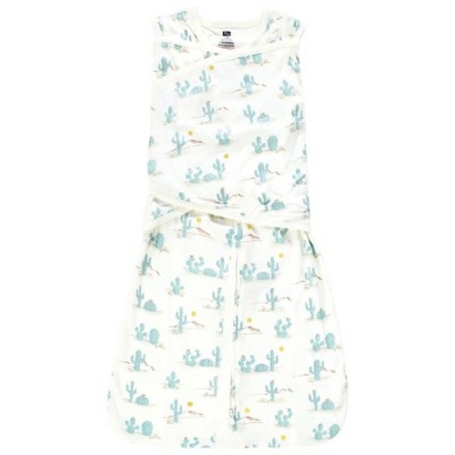 Hudson Baby Unisex Convertible Swaddle Sleep Sack, Desert Cactus, 0-3 Months