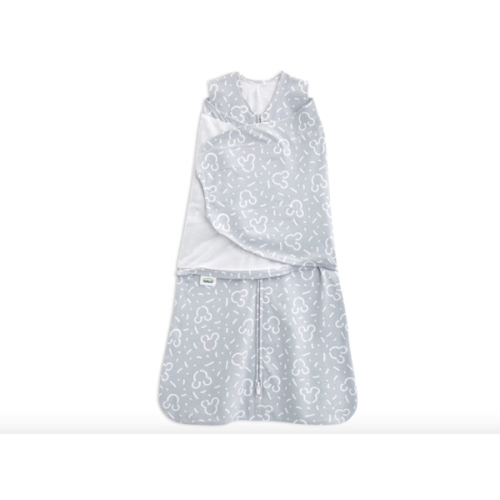 HALO SleepSack Swaddle - Small Confetti Mickey Grey