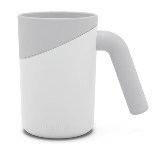 Lalo Coconut Baby Bath Cup - Handle, Tear-Free, Non-Toxic, Soft Edge, Lightweight