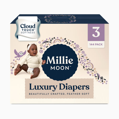 Millie Moon Luxury Diapers - Size 3, 144 Count