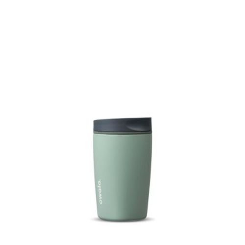 Owala 12 fl oz Stainless Steel SmoothSip Slider Ceramic Lined Travel Mug - Misty Meadows