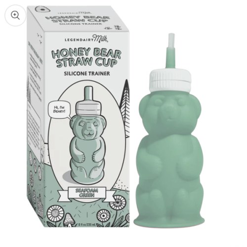 Honey Bear Straw Cup | Silicone Training Cup | Legendairy Milk