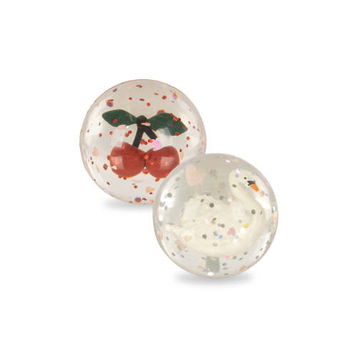 BOUNCING BALL - cherry/swan