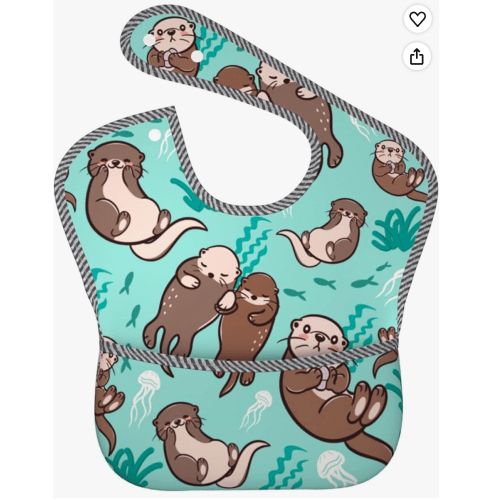 Baby Bib Baby Feeding Bibs Adjustable Waterproof Bib With Pockets For 6-24 Months Baby