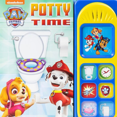 PAW Patrol Chase, Skye, Marshall, and More! - Potty Time - Potty Training Sound Book - PI Kids (Play-A-Sound)