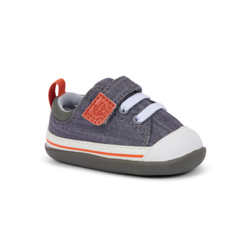 Stevie Mini Gray Denim