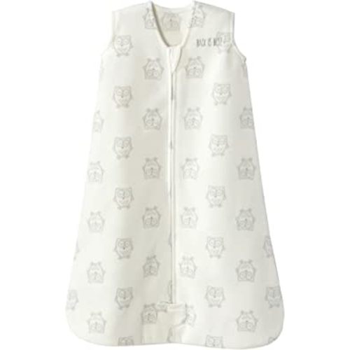HALO Sleepsack Micro Fleece Wearable Blanket, TOG 1.0, Owls Cream, Small