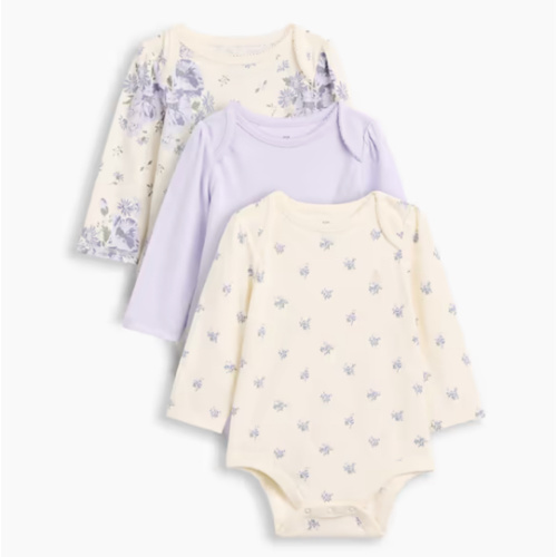 3 Pack, Baby First Favorites-Organic Cotton Bodysuit