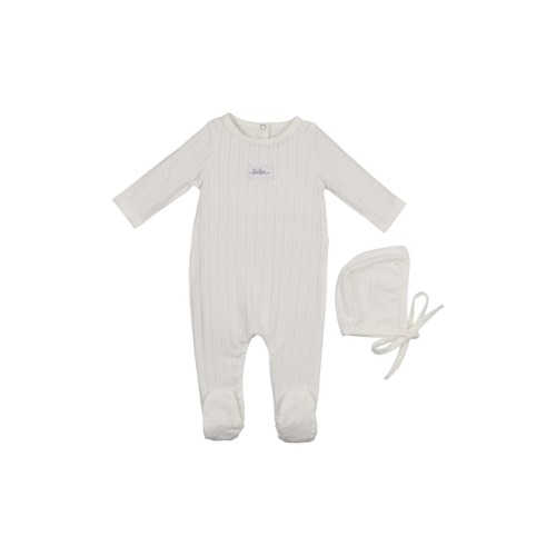 Bebe Pointelle Footie & Hat Set, Newborn
- Only a few left