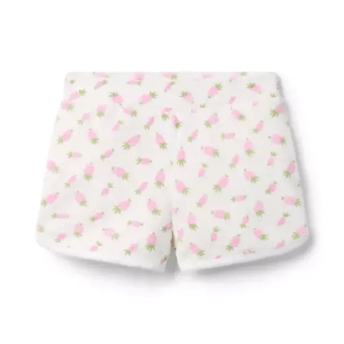 Girl White Pineapple Terry Pineapple Short by Janie and Jack