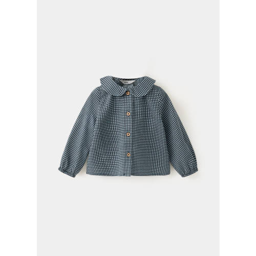Check cotton shirt - Kids | MANGO USA Size 12-18 Months