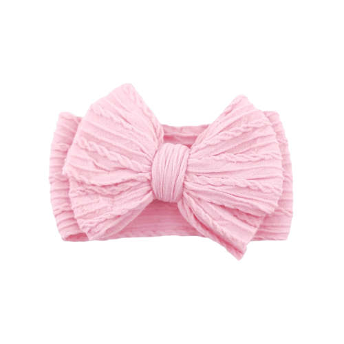 Cable Bow, Ballerina Pink