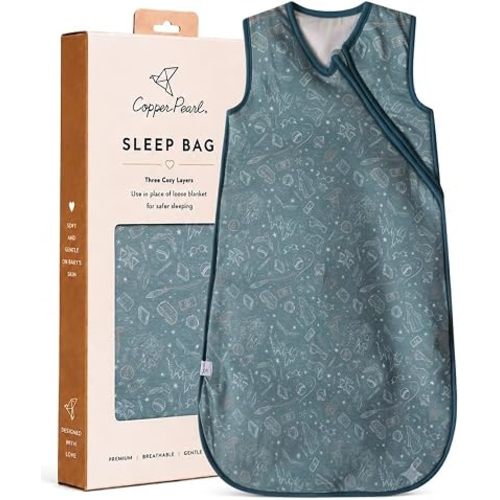 Premium 3-Layer Knit Sleep Bag 1.0 TOG "Hogwarts™" by Copper Pearl
