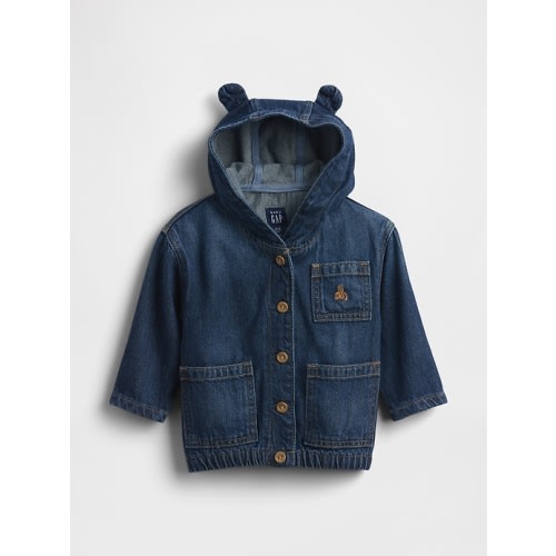 Baby UltraSoft Denim Hooded Jacket