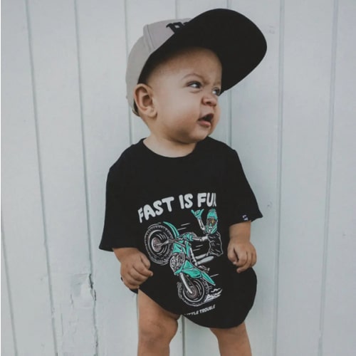 Fast Is Fun Baby Romper