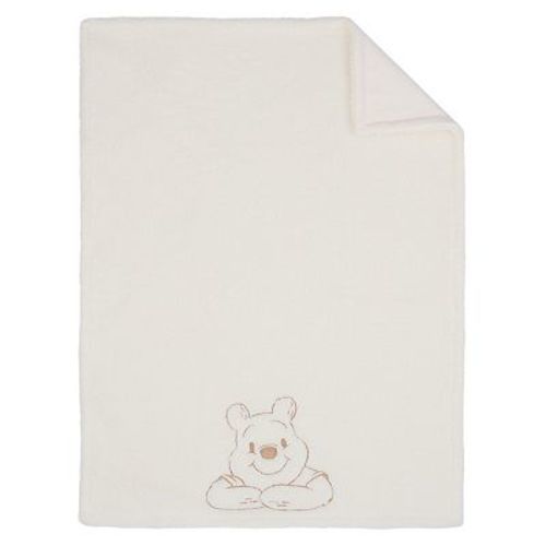 Disney's Winnie the Pooh Embroidered Sherpa Baby Blanket