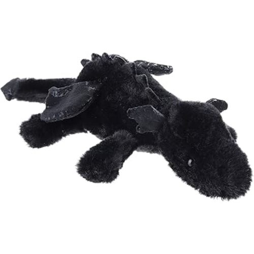 Apricot Lamb Toys Plush Black Lying Dragon Dinosaur Stuffed Animal Soft Cuddly Perfect for Child (Black Dragon,15 Inches)