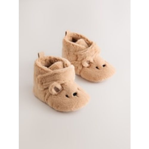 Buy Tan Brown Bear Baby Slipper Wrap Boots (0-2mths) from Next USA