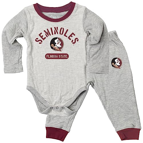 Wes and Willy Baby College Jie Jie Long Sleeve Bodysuit and Pant Set