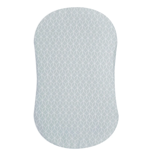 HALO - BassiNest Fitted Sheet 100% Cotton | Morning Mist - Gray