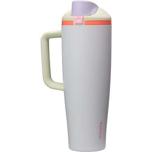 Owala FreeSip Tumbler - Stainless Steel - 40-oz. - Mint/Purple Beach House