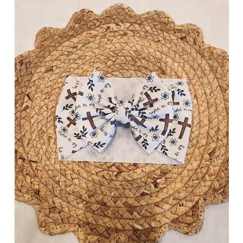 He is Risen Headwrap bow, Easter baby bow, baby headwrap bow, toddler headwrap, big baby bows