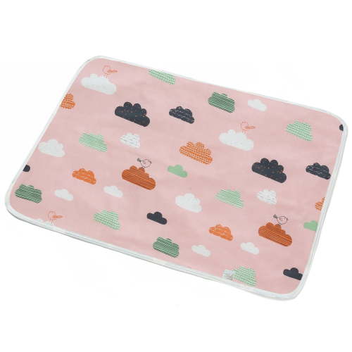 50*70cm (19.6" X27.5") Baby Diaper Changing Pad, 3-layer Waterproof Foldable Absorbent Pad for Women, Breathable Leak Proof Infant Mattress Pad Portable Travel Baby Changing Mat, Pet Pad